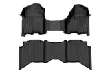 Rough Country Floor Mats - FR & RR - Crew Mega Cab - Ram 1500 2WD 4WD (2012-2018 & Classic)
