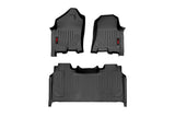 Rough Country Floor Mats - FR & RR - RR Storage- Crew - Ram 1500 (19-23) 1500 TRX (21-23)