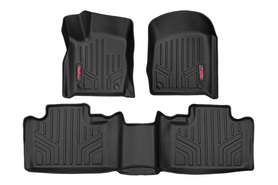 Rough Country Floor Mats - Front And Rear - Jeep Grand Cherokee 2WD 4WD (13-20)