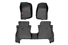 Load image into Gallery viewer, Rough Country Floor Mats - FR &amp; RR - RR Lockable - Jeep Gladiator JT 4WD (20-22)
