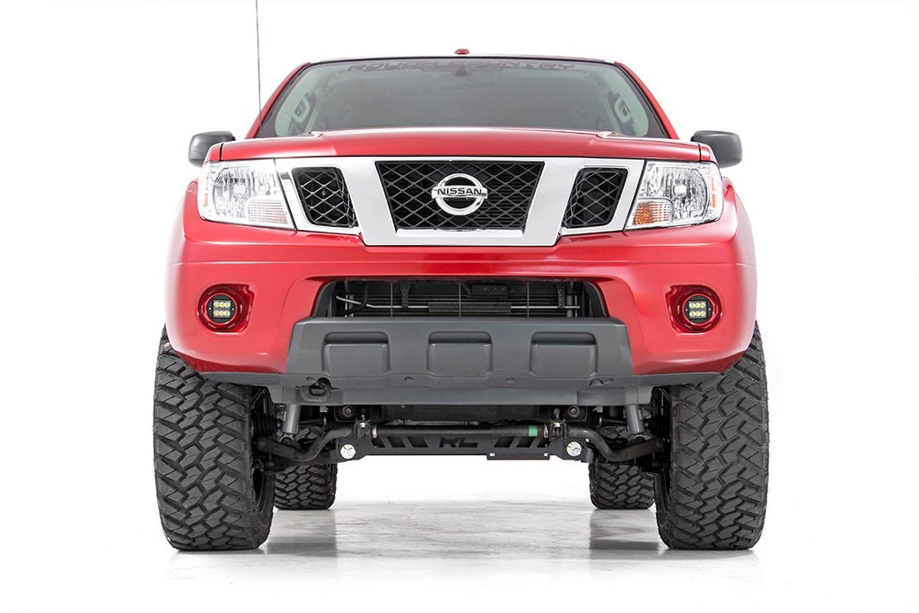 Rough Country - LED Light - Fog Mount - 2" Black Pair - Spot - Nissan Frontier (05-20) - 71023