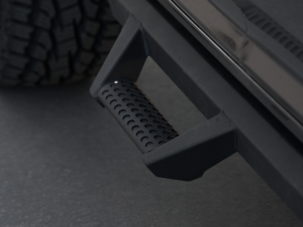Armordillo 2007-2018 Toyota Tundra Crew Max  AR Drop Step Matte Black Side Step Bars - Drop Step