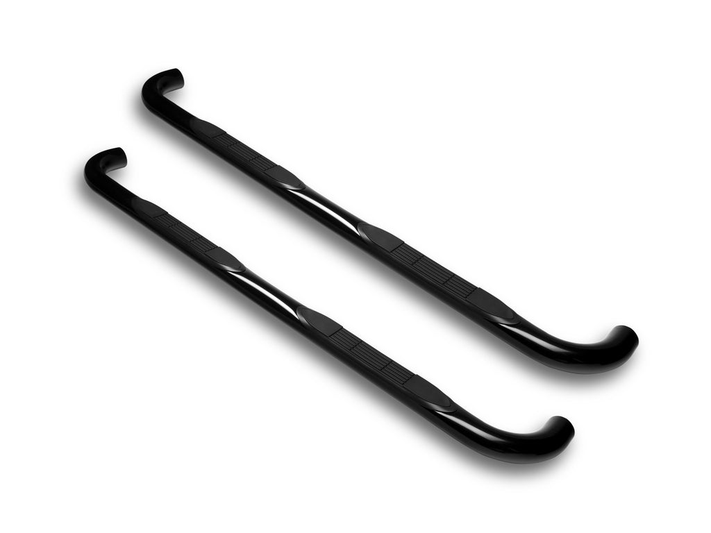 Armordillo 2008-2018 Chevy Silverado 2500/3500 - Regular Cab - Rocker Mount (Excl. Diesel Model) 4in. Oval Black Side Step Bars