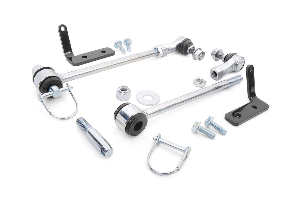 Rough Country Quick Disconnect Sway Links - 3.5-6 Inch Lift - Jeep Gladiator JT Wrangler JK & JL