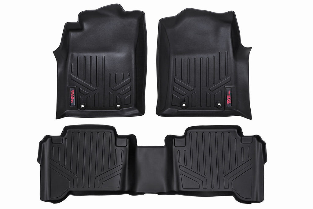 Rough Country Floor Mats - Front And Rear L Double Cab - Toyota Tundra (07-11)