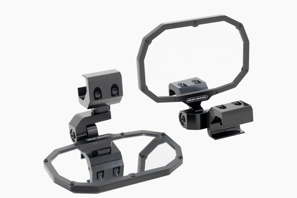 UTV Aluminum Side View Mirrors - Vertical