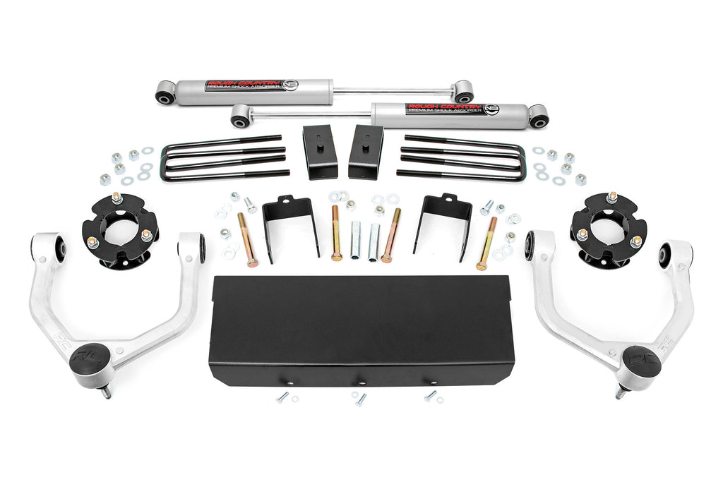 Rough Country 3 Inch Lift Kit - N3 Shocks - Nissan Titan XD 2WD 4WD (2016-2023)