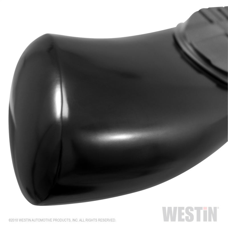 Westin Chevrolet Silverado Crew Cab w/ 6.5ft Bed PRO TRAXX 5 W2W Oval Nerf Step Bars - Black