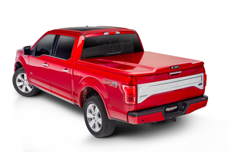 UnderCover Toyota Tacoma 6ft Elite LX Bed Cover - Bright Red (Req Factory Deck Rails)