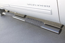 Load image into Gallery viewer, Lund Chevy Silverado 1500 Crew Cab 5in. Oval Straight SS Nerf Bars - Polished