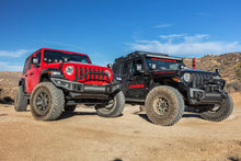 Load image into Gallery viewer, Go Rhino Jeep Wrangler JL/JLU/JK/JKU/Gladiator JT Rockline Front Stubby Bumper w/ Overrider