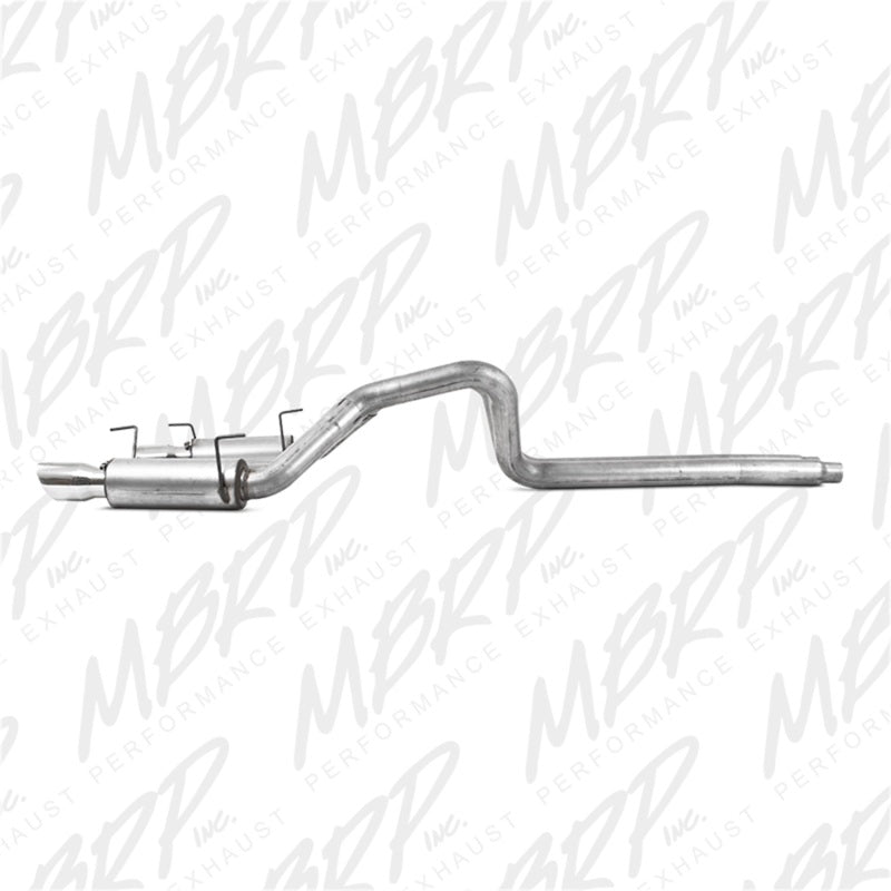 MBRP Ford Mustang GT 4.6L Dual Split Rear Race Version AL/ 3in Cat Back Exhaust System