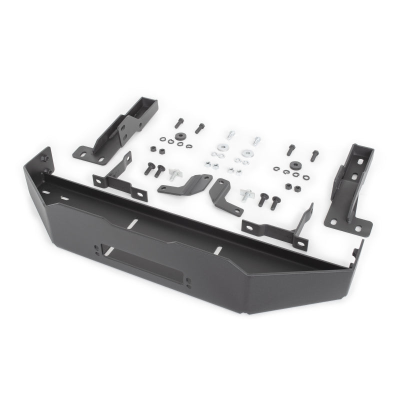 Go Rhino Ford F-150 3100 Series StepGuard Winch Plate Kit (Req. 3296T or 3296MT) - Tex. Black