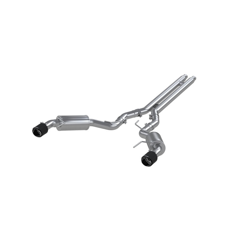 MBRP Ford Mustang GT 5L(Coupe) 3in Catback Dual Split Rear w/ 4.5in Carbon Fiber Tips (Street)