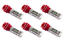 Load image into Gallery viewer, Diode Dynamics 3157 LED Bulb XP80 LED - Red Set of 6