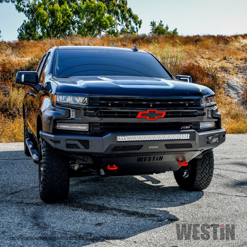 Westin 19+ Chevrolet Silverado 1500 Pro-Mod Front Bumper - Tex. Blk