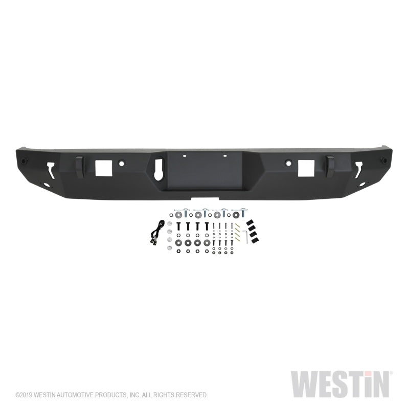 Westin Jeep Gladiator w/Sensors WJ2 Rear Bumper w/Sensor - Textured Black