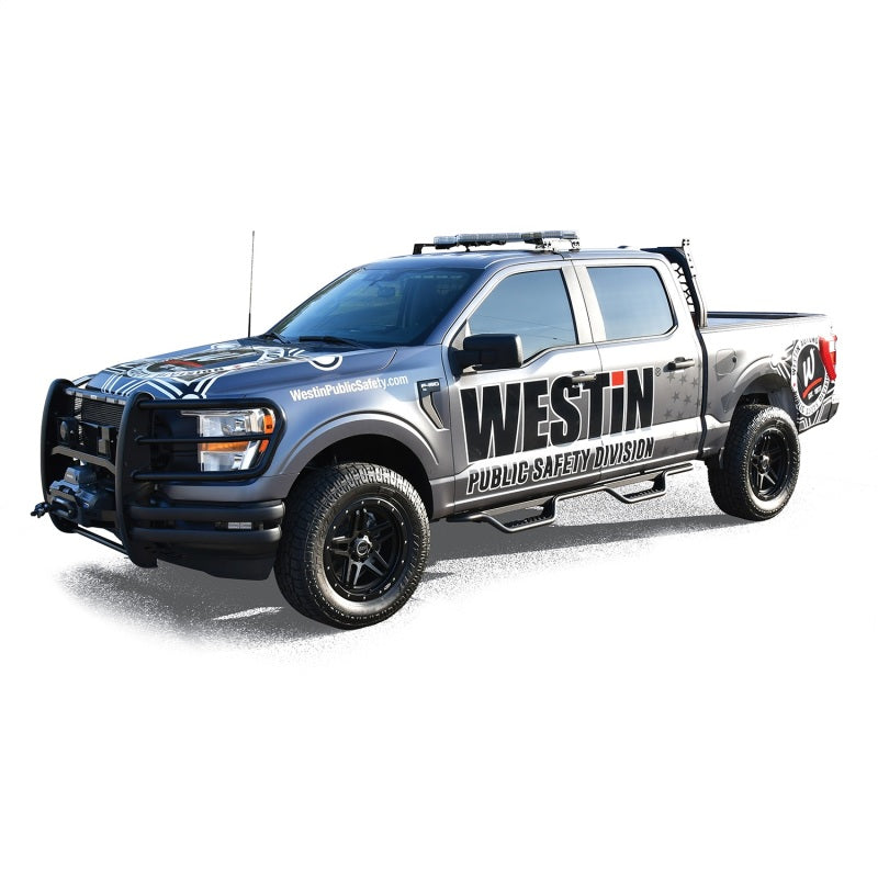 Westin 15+ Ford F-150 SuperCrew / 17-22 F-250/350 Crew Cab Outlaw Nerf Step Bars