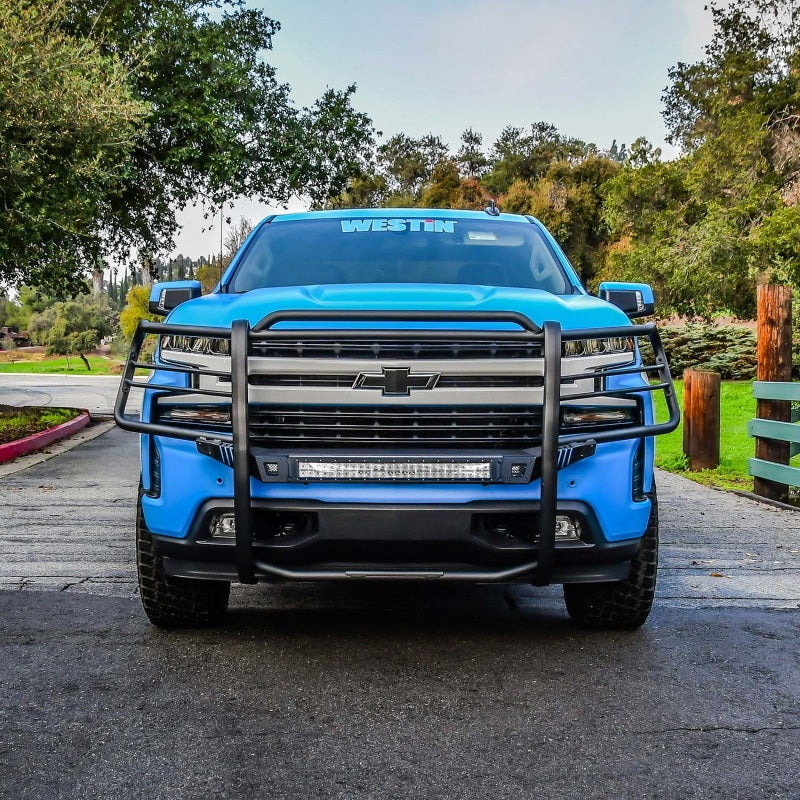 Westin 19+ Chevy 1500 Sportsman X Grille Guard - Textured Black (Excl. 2019 Silverado LD)