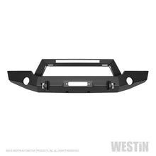Load image into Gallery viewer, Westin 18+ Jeep Wrangler WJ2 Full Width Front Bumper w/LED Light Bar Mount Textured Black