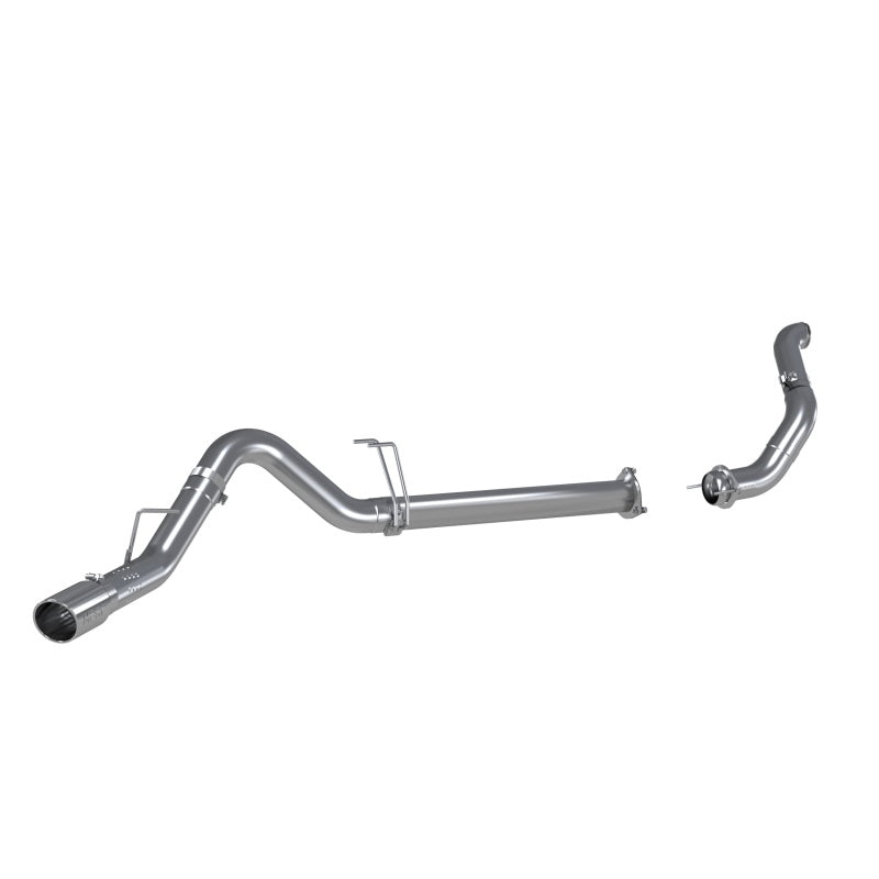 MBRP Ford 6.7L F-250/350/450 4in Filter Back Single Side Exit Alum and Down Pipe Exhaust