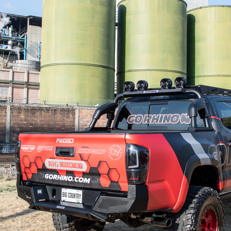 Go Rhino Toyota Tacoma 4dr Sport Bar 4.0 - Tex. Blk (561000BRK-ND Req. to Attach to Deck Rail)