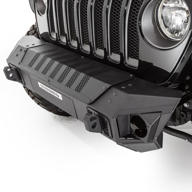 Go Rhino Jeep Wrangler JL/JLU/JK/JKU/Gladiator JT Trailline Front Stubby Bumper