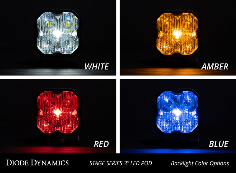 Diode Dynamics SS3 Sport WBL - White Spot Standard (Single)
