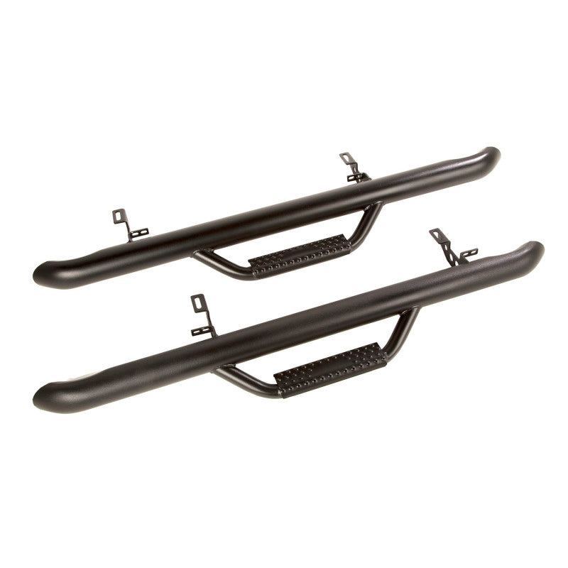 Rugged Ridge Spartan Nerf Bar Textured Black JK 2-Door