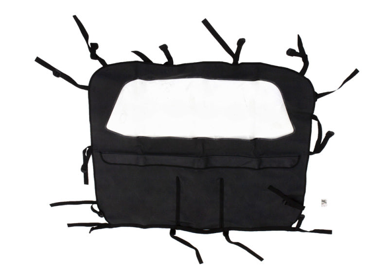 Rampage Jeep CJ5 / 80-86 CJ7 / 97-06 Wrangler TJ / 87-95 / Wrangler YJ Windbreaker Black Vinyl