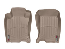 Load image into Gallery viewer, WeatherTech Honda Crosstour Front FloorLiner - Tan (4WD; Hook Retention)