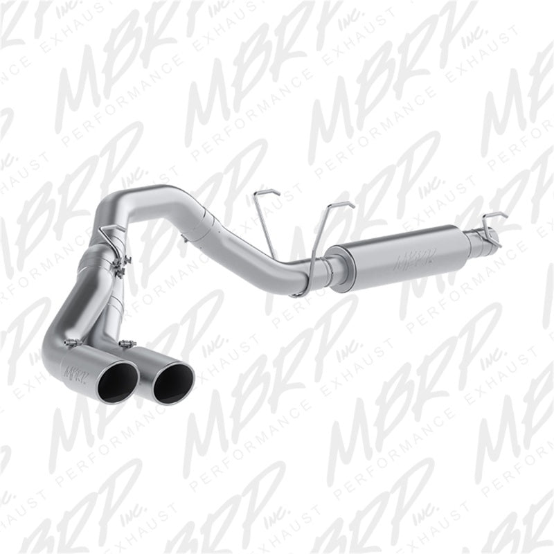 MBRP Ram 2500/3500 6.4L 4in AL Single Side Dual Outlet Cat Back Exhaust