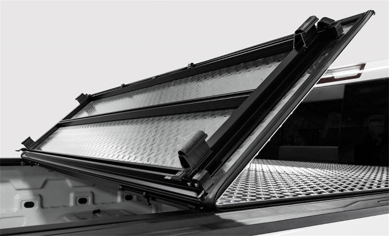 Access LOMAX Tri-Fold Cover Black Urethane Finish 2020+ Jeep Gladiator - 5ft Bed