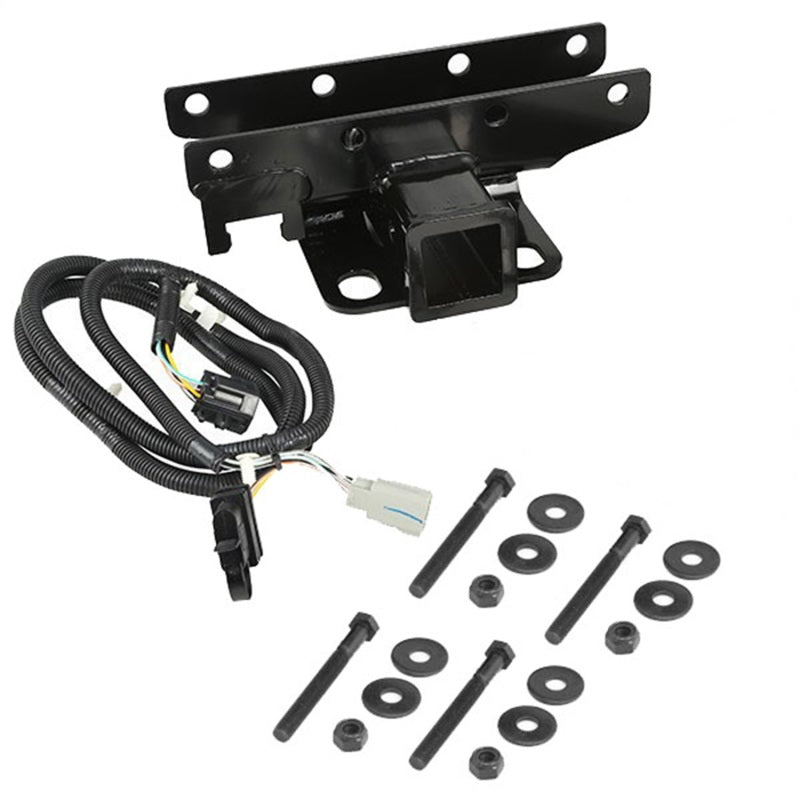 Rugged Ridge Receiver Hitch Kit w/ Wiring Harness Jeep Wrangler JK