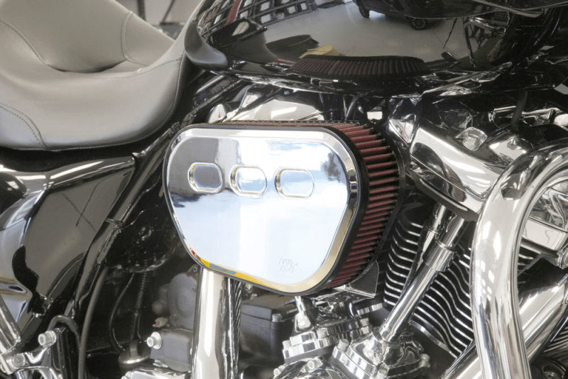 K&N Street Metal Intake System - Big 8 Chrome Intake System-Harley Davidson