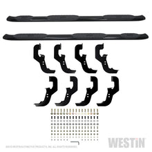 Load image into Gallery viewer, Westin Chevrolet Silverado Crew Cab w/ 6.5ft Bed PRO TRAXX 5 W2W Oval Nerf Step Bars - Black