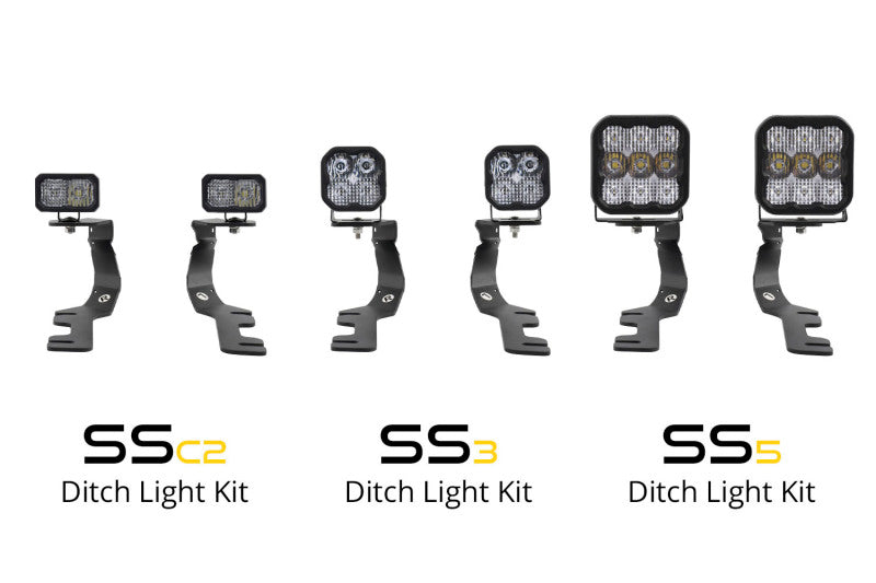 Diode Dynamics Stage Series Ditch Light Kit for 2019-Present Ram C2 Sport - White Combo