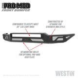 Westin 14+ Toyota Tundra Pro-Mod Front Bumper - Tex. Blk