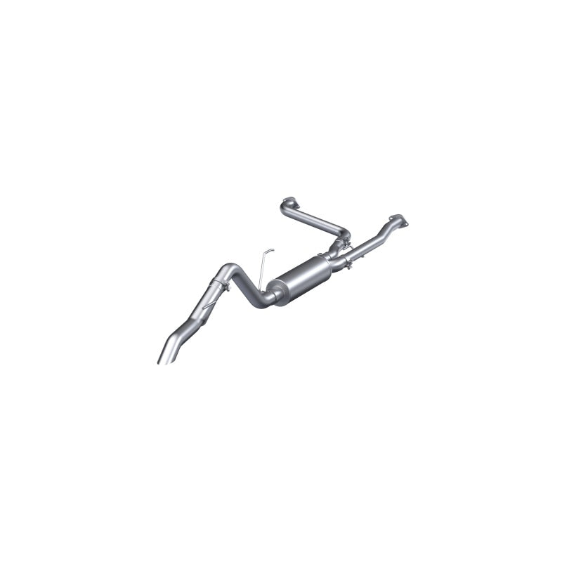 MBRP Nissan Frontier 3.8L 3in Tip 3in Cat Back Turndown Exit Street Profile - T304