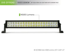 Load image into Gallery viewer, DV8 Offroad Chrome Series 30in Light Bar 180W Flood/Spot 3W LED