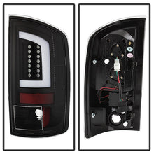 Load image into Gallery viewer, Spyder 07-09 Dodge Ram 2500/3500 V3 Light Bar LED Tail Lights - Black (ALT-YD-DRAM06V3-LBLED-BK)