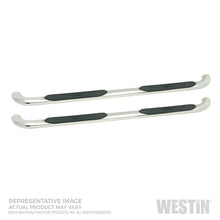 Load image into Gallery viewer, Westin 19+ Chevrolet Silverado 1500 DC Platinum 4 Oval Nerf Step Bars - SS
