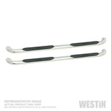 Westin 19+ Chevrolet Silverado 1500 DC Platinum 4 Oval Nerf Step Bars - SS