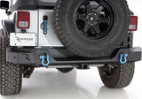 Rampage Jeep Wrangler JK (Incl. Unlimited) Trailguard Rear Bumper - Black