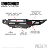 Westin 19+ Ford Ranger Pro-Mod Front Bumper - Tex. Blk