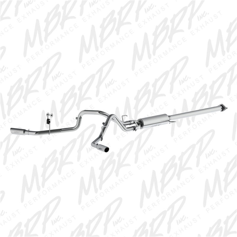MBRP Ford F-150 2.7L / 3.5L EcoBoost 2.5in Cat Back Dual Side Split Alum Exhaust System
