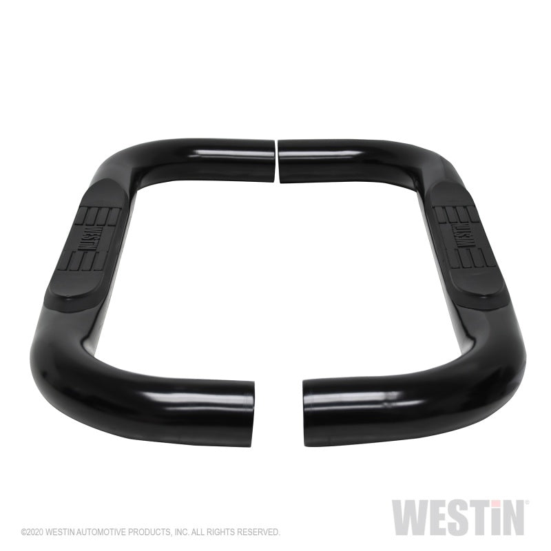 Westin 19+ Chevy/GMC Silverado/Sierra 1500 Regular Cab E-Series 3 Nerf Step Bars - Black