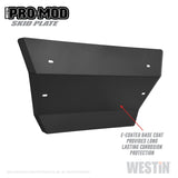 Westin 19+ Chevrolet Silverado 1500 Outlaw/Pro-Mod Skid Plate - Tex. Blk