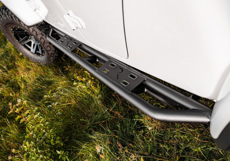 Rampage Jeep Gladiator SRS Sidebar Rock Crawler Steps - Black
