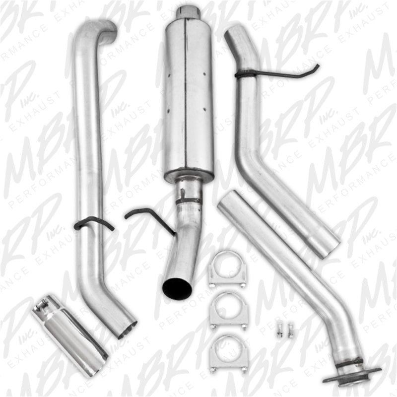 MBRP Chev/GMC 1500 Classic 4.8/5.3L EC/CC-SB Cat Back Single Side